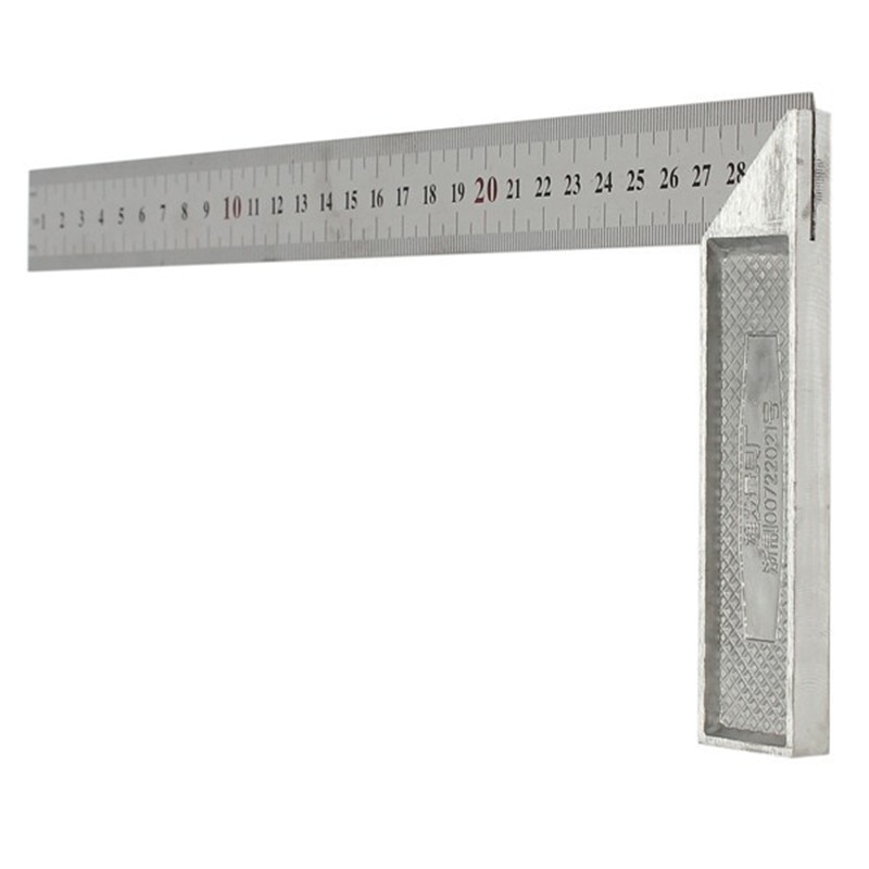 Angle Square Ruler 30cm Stainless Steel Right Measuring Squares Material Steel Type Rectangular Device Range Measurement