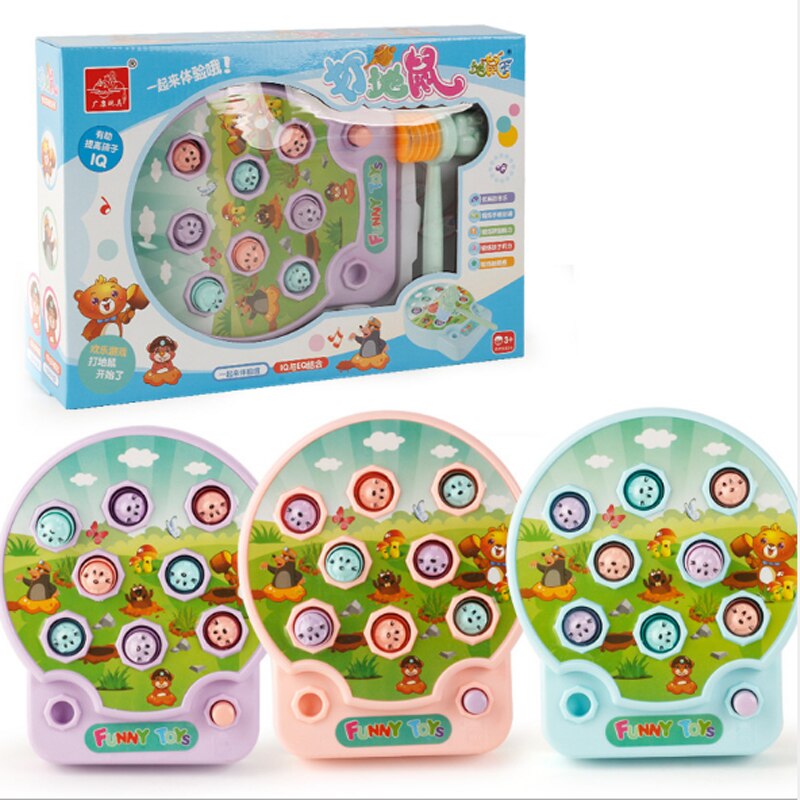 Music Baby Kids Toys Play Knock Hit Hamster Insect Game Educational Musical Funny Instruments For Children Plastic