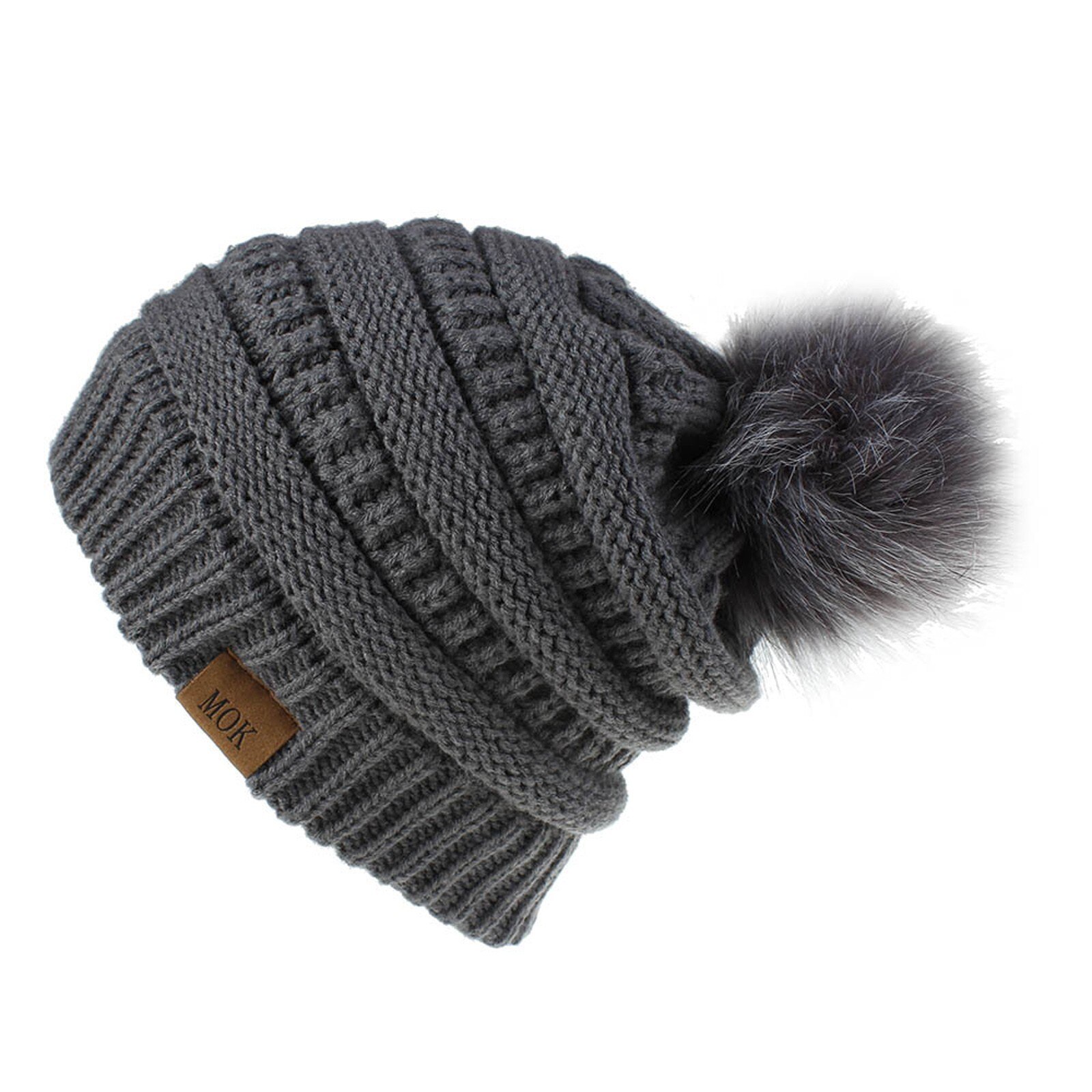 E la moda donna nuova E di alta qualità mantiene caldi cappelli invernali cappello a orlo in lana lavorato a maglia morbido delicato sulla pelle, traspirante: DY