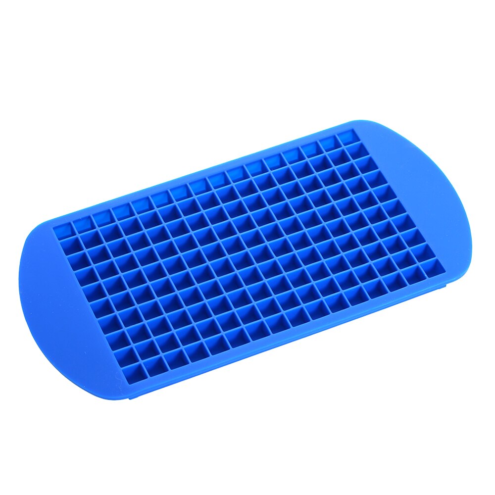 Tiny Ice Cube Trays Approved Food Grade Silicone 160 Grids Small Ice Maker Chocolate Mold Mould Maker Kitchen Bar Party Drinks: Blue
