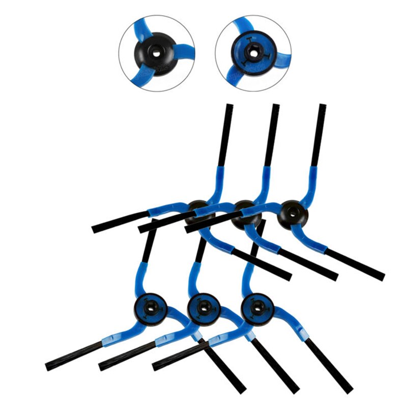 3 par blå støvsuger sidebørster til samsung navibot robot vc -rm84v sr8845 støvsuger
