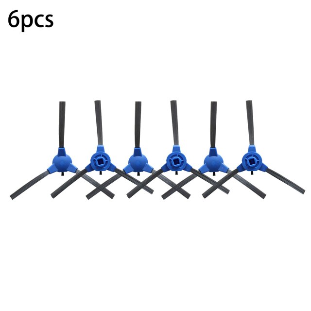 6 Pcs Zijborstels Voor Eufy Robovac G10 Robot Stofzuiger Onderdelen Stofzuiger Accessoires Robot Cleaner: 6pcs