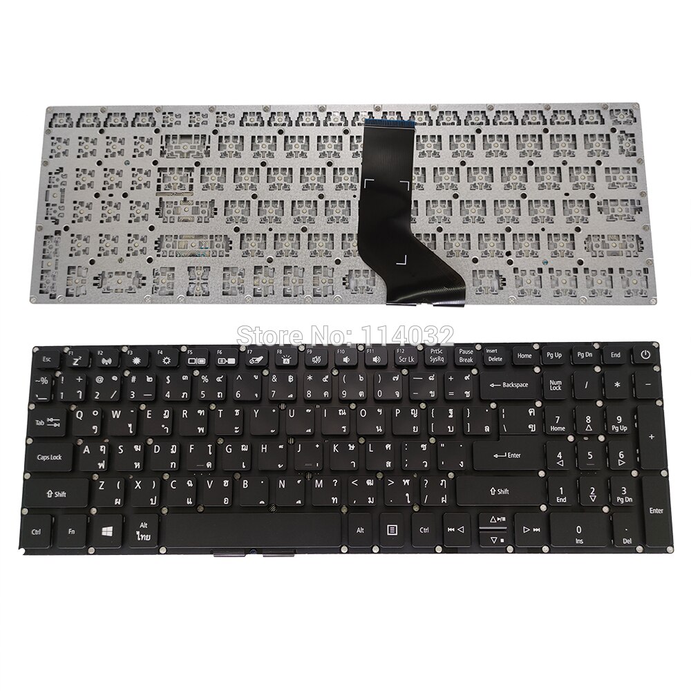 Teclado retroiluminado A715 72G, teclados de repuesto para Acer Aspire 7 A715 71G TI Tailandia negro, portátil LV5P A80BWL original mejor: A715-72 no backlit