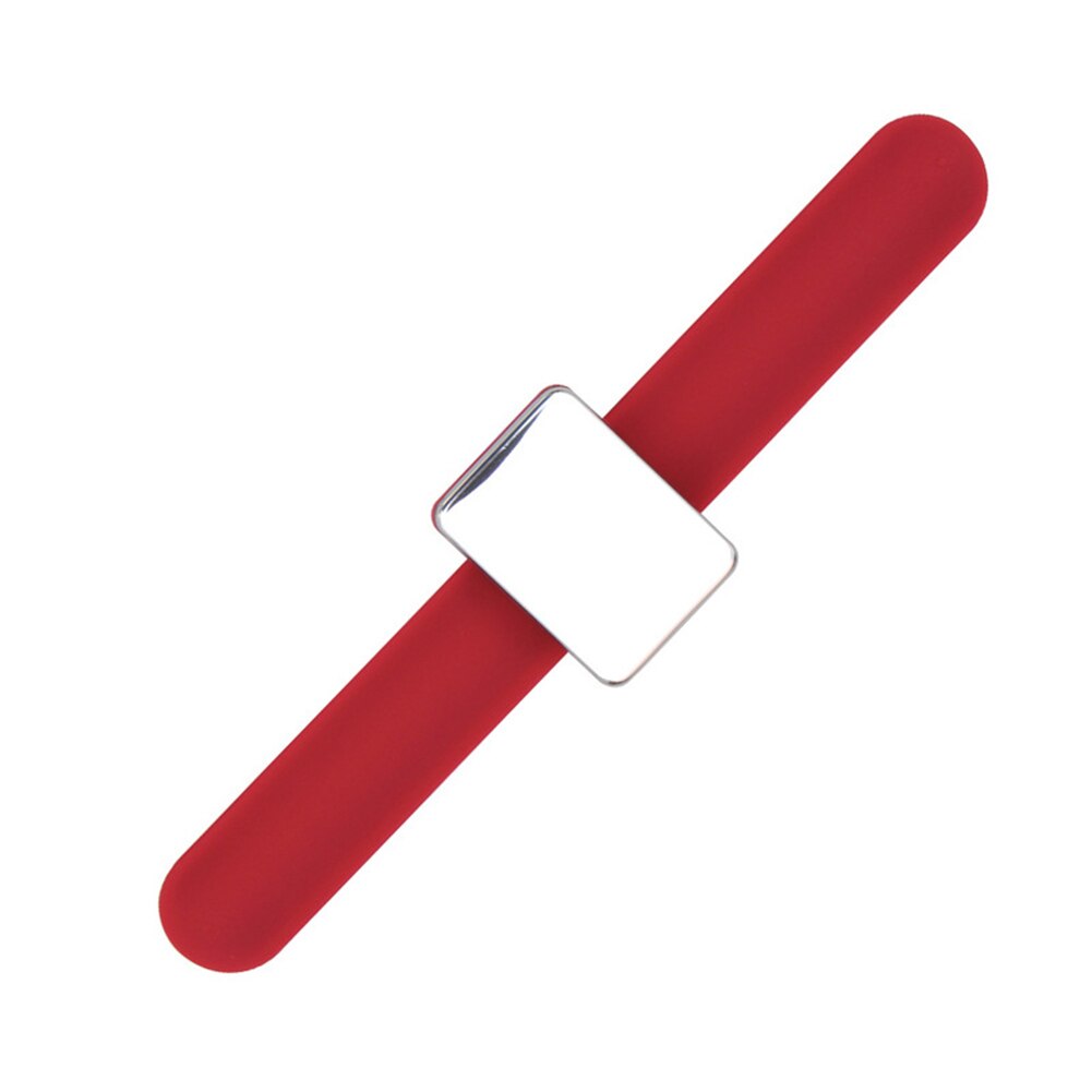 Bracelet de poignet magnétique avec aiguille pour aspirateur, épingles à coudre magnétiques, fabrication de coussins, fournitures de couture multicolores: Rouge