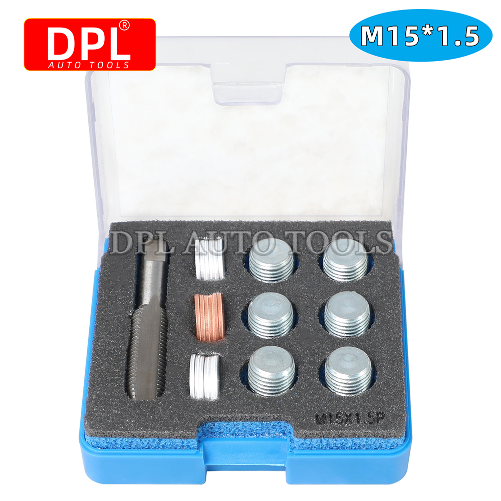 Vis de vidange de robinet et d&#39;huile M13 x 1.25 à M22 x 1.5mm (pas), boulon de réparation, M13 M15 M17 M20 M22