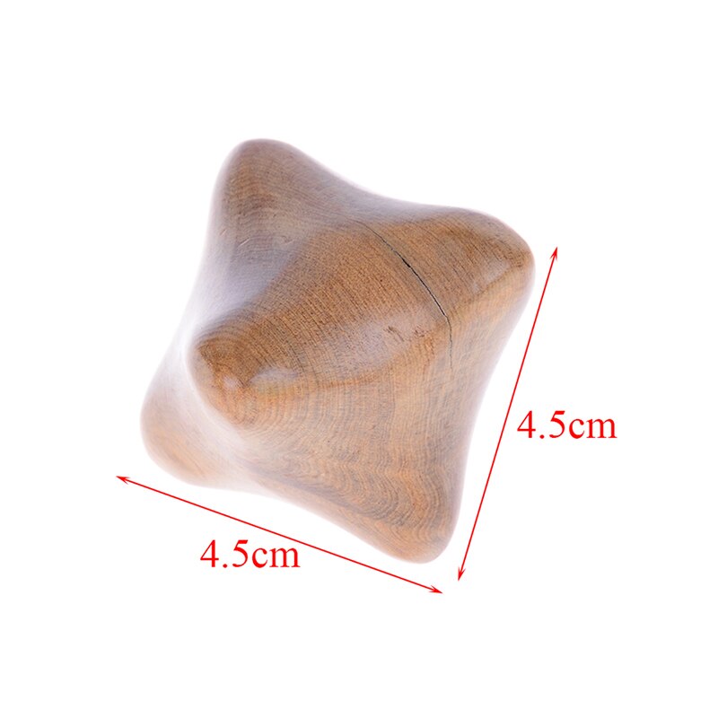1Pc Hexagonal Massage Ball Fragrant Wood Acupressure Active Scraping Clear The Lymphatic Drainage Massager
