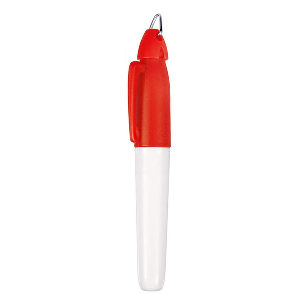 Golf Ball Liner Markers Pen with Hang Hook Drawing Alignment Marks: Red