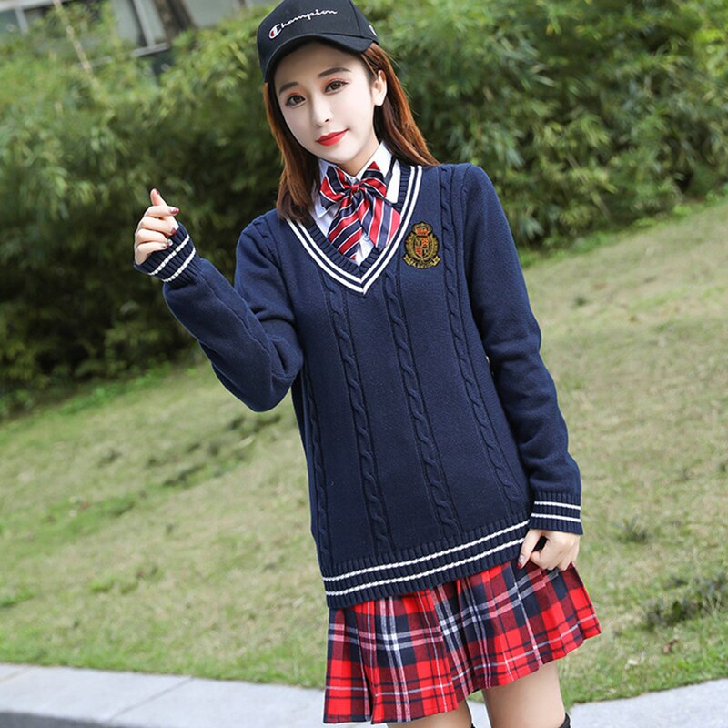Weibliche Schule Stil Klasse Kleidung für Mittleren Schule Studenten, Koreanische Herbst und Winter Japanischen Jk Uniform Felsen Echte: M