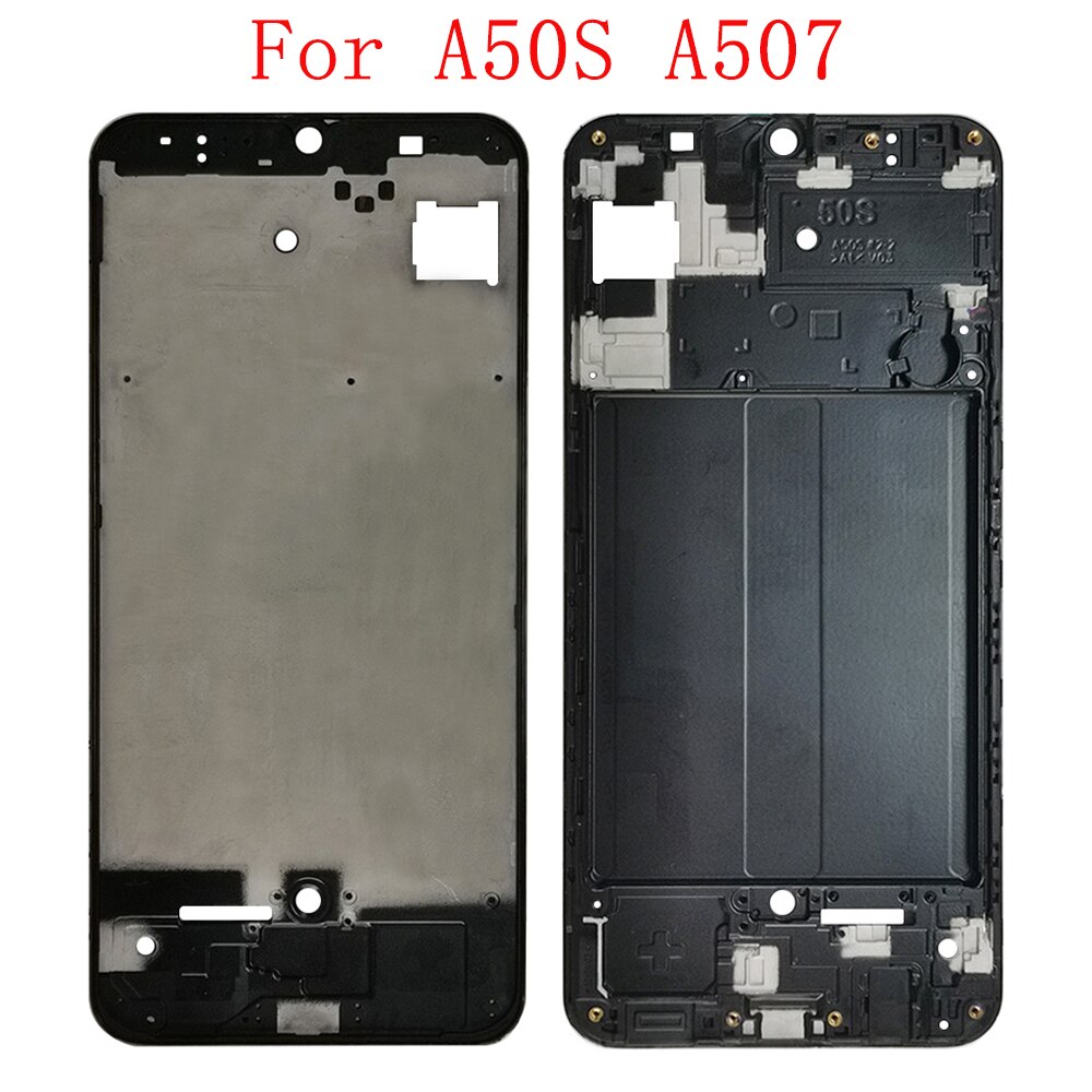 Obudowa środkowa rama LCD Bezel płyta panelu podwozia dla Samsung A10 A20 A30 A40 A50 A60 A70 A10S A20S A50S telefon bliski rama: For A50S