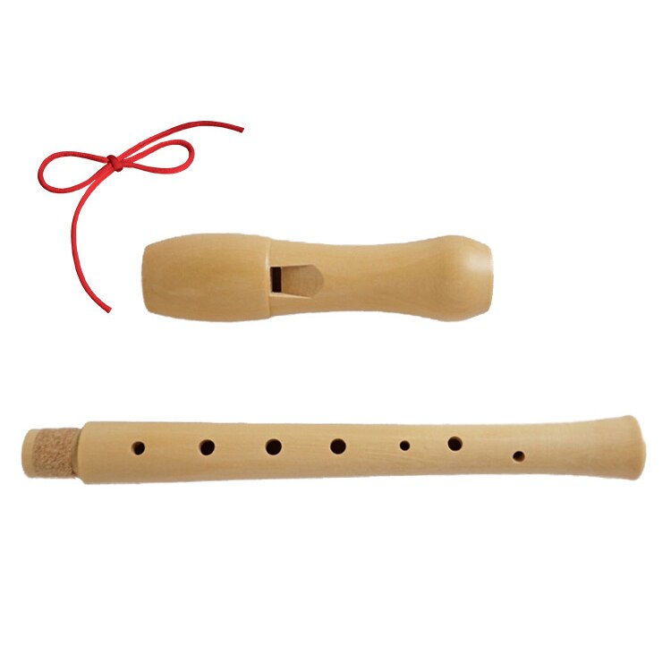 Grabadora de madera Soprano barroco 8 agujeros C llave clarinete flauta Vertical Dizi instrumentos musicales de madera