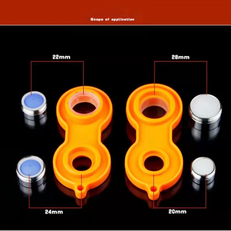 4 Aérateurs De Robinet 24mm + Clé – Laiton Chromé, économie D'eau, Filtre Intégré
