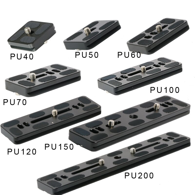 Universal Tripod Quick Release Plate Adapter Base Plate Camera Mount Plate 12cm/15cm/20cm/30cm Length DSLR Camera Plate