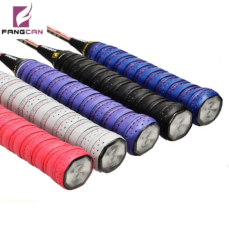 5pcs FANGCAN FCLG-03 Embalagem do Cartão 1.9 MILÍMETROS PU Substituição Descolador Anti-skid Grip Overgrip para Raquete De Tênis Badminton raquete