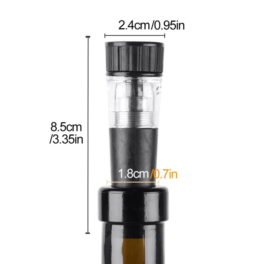 Herbruikbare Luchtpomp Vacuüm Wijn Opslag Flessenstop Onderhouder Wijn Saver Vacuum Flessenstop Wijn Opslag Twist Plug