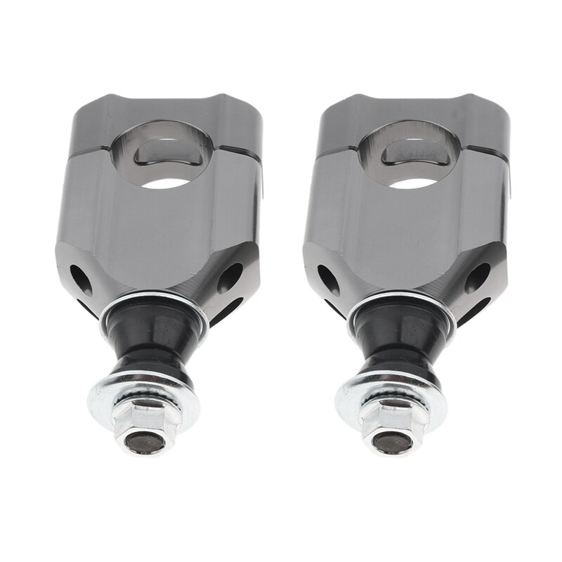 2Pcs 7/8 Inch 22mm 11/8 Inch 28mm CNC Motorcycle Handlebar Mount Riser Clamp Aluminium HandleBar Mounts Clamp Riser: Default Title