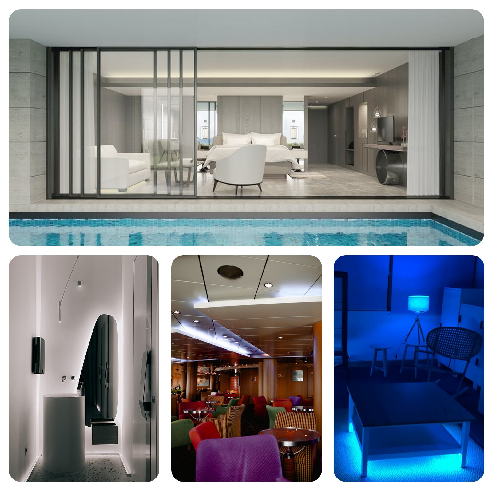 Gledopto Smart Zigbee 3.0 Pro LED Dimmer Strip Controller Work with zigbee hub App control/ Voice Control/ Remote