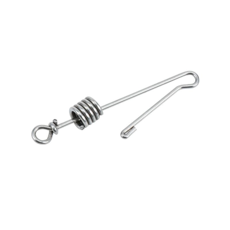 Rvs Voet Keten Voor Vogels Papegaaien Voet Keten Actieve Anti-Off Voet Enkelband Voor Vogels Valkparkieten (Size s-XL, zilver): Size  M