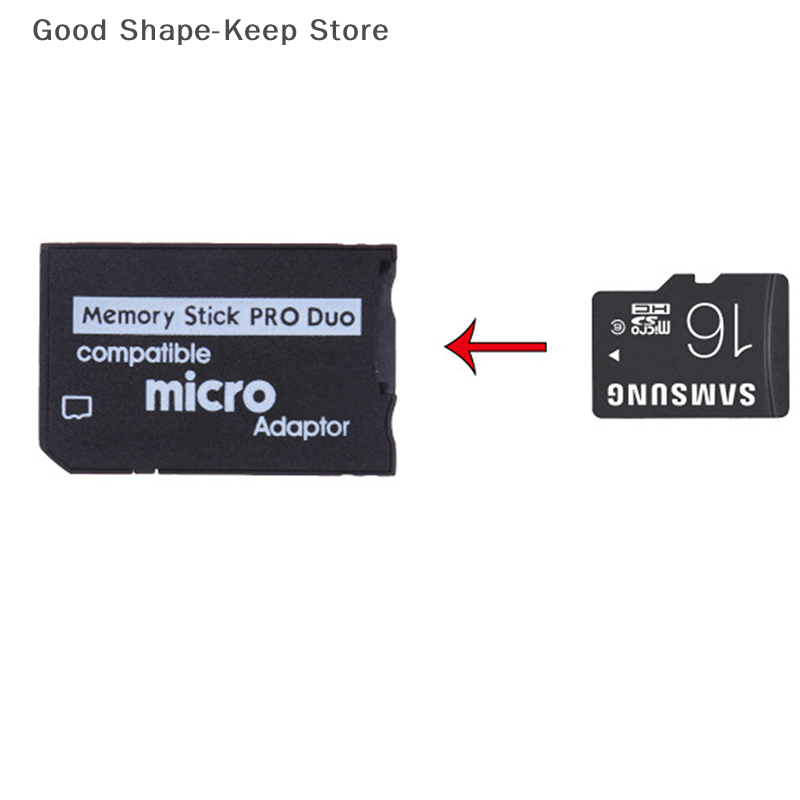 Adaptateur pour la série PSP - Convertit Micro SD/SDHC/TF vers Memory Stick MS Pro Duo