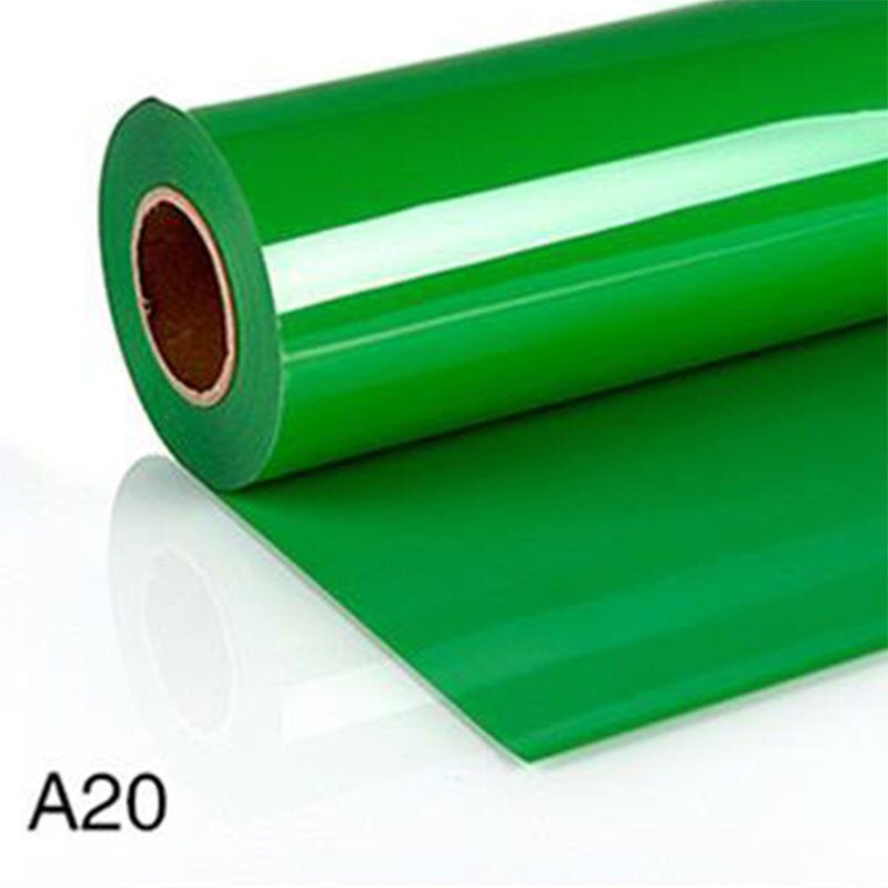 12 " x11 yard /30 cmx 10m pvc varmeoverførsel vinylfilm varmepressemaskine t-shirt strygejern på htv print ark gør det selv tøj: A20
