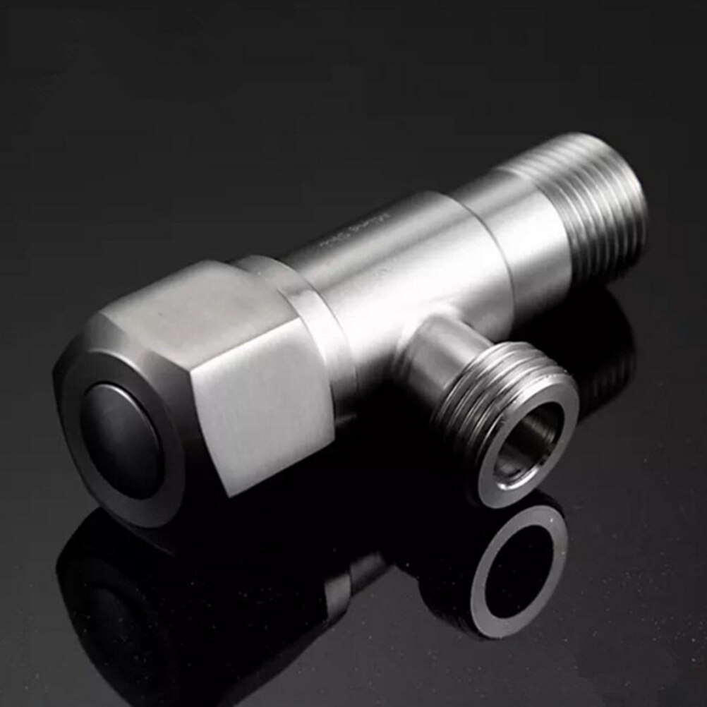 Bathroom Toilet Angle Valve Stainless Steel Lead-free Cold and Water Mixer Shut Off Vavle for Toilet Kitchen Sink