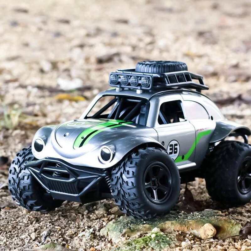 MN36 MN-36 1:18 RC Car Drive Bigfoot Control remoto eléctrico Beetles Rock Crawlers máquina en la Radio juguetes Carros niñas niños (S: Default Title