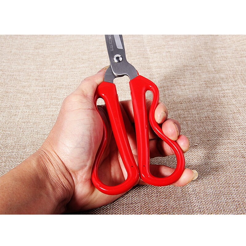 Vintage Rot Schneiderei Nähen Stickerei Schere für Cut Tuch Edelstahl Fine Point Präzision Handwerk Haushalt Schere E