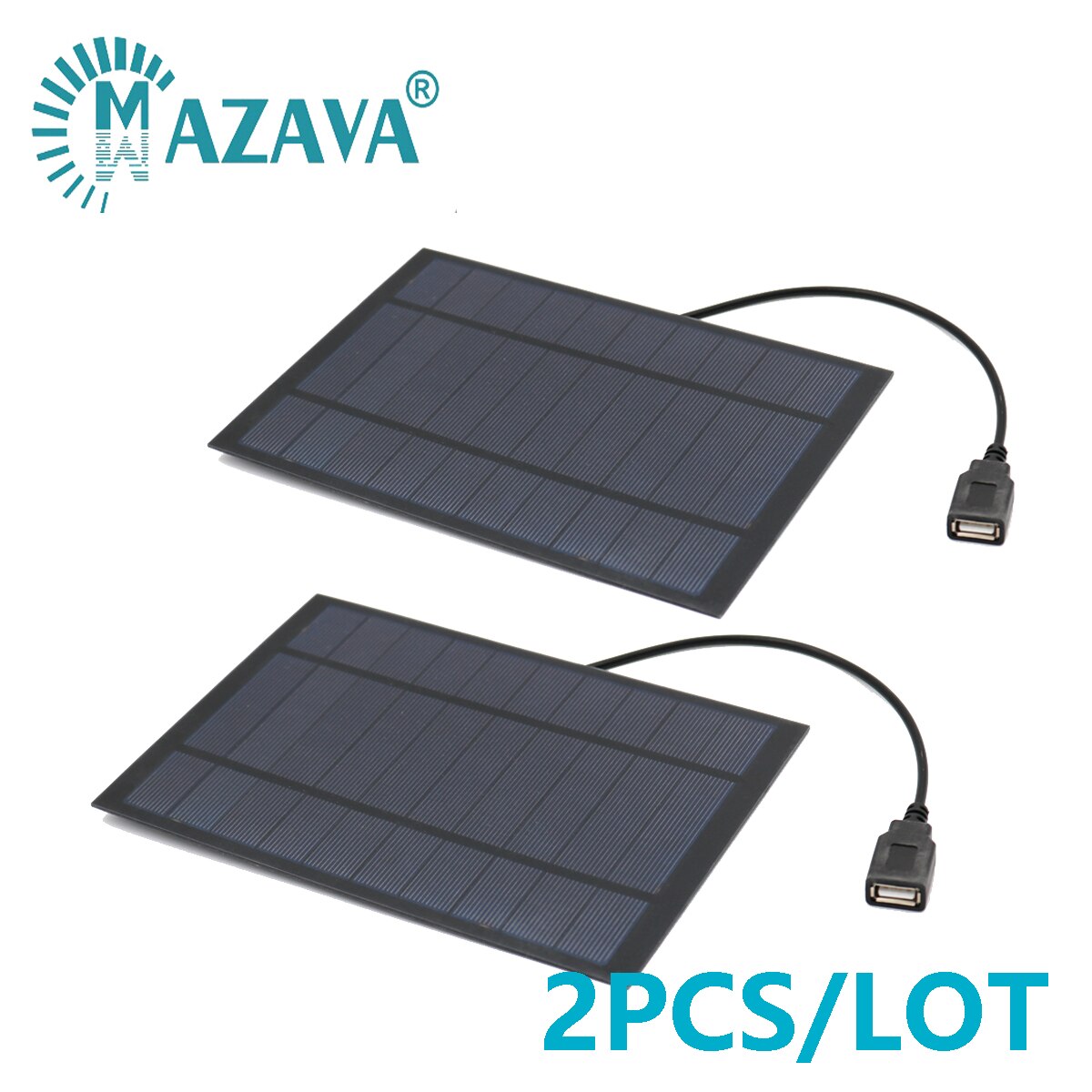 2 TEILE/LOS 5 V 7 6 5 4 3 2 W Solar- Zellen 5 V Batterie Ladegerät Heimat Verbesserung Solar- Tafel Energie draussen Polykristalline Silizium
