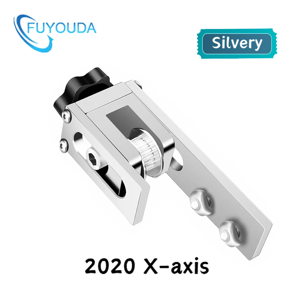 X-Axis Synchronous Belt For Creality Ender-3/Ender3 Pro/Ender3 V2/CR-10/ CR-10 V3 Upgrade 2040 Stretch Straighten Tensioner: WHITE
