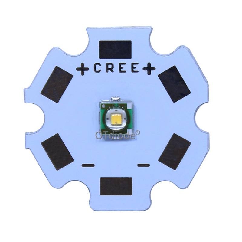 20pcs Cree XPC XP-C Q5 3535 SMD 1W LED Emitter Diode Neutral White Cool White Warm White with 20mm 16mm 12mm 8mm PCB