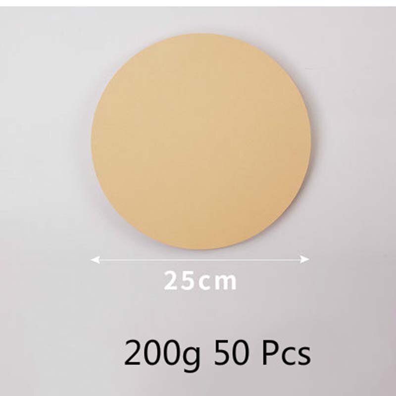 200g 50pcs Watercolor DIY Painting Paper for School Painting Supplies White Black Sketch Watercolor Paper Pad Drawing Paper: Khaki 25cm