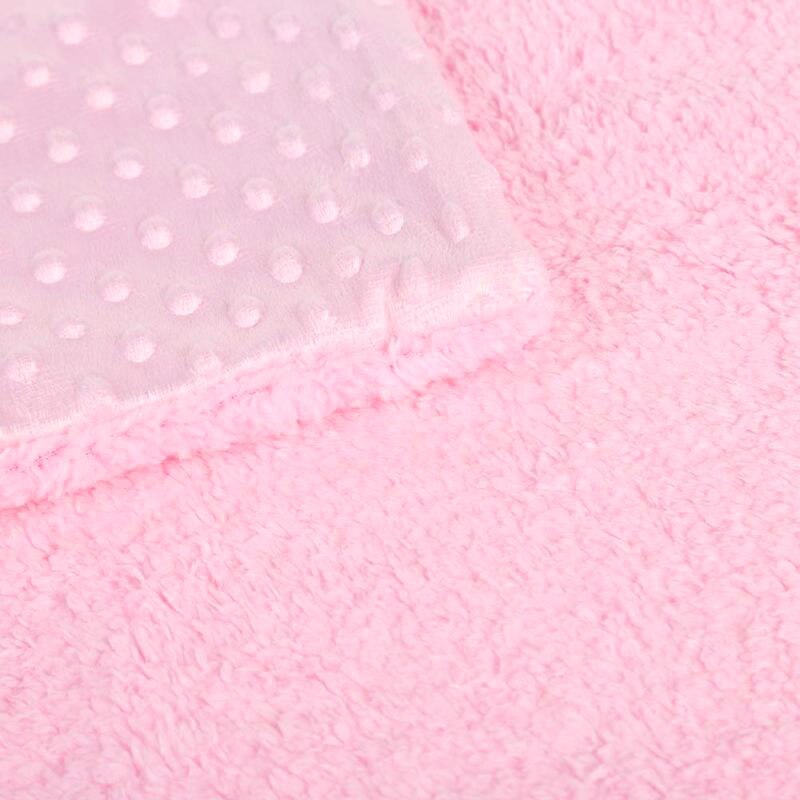 Baby tæppe & indpakning af nyfødt termisk blødt fleece tæppe massivt sengetøjssæt bomuldstæppe