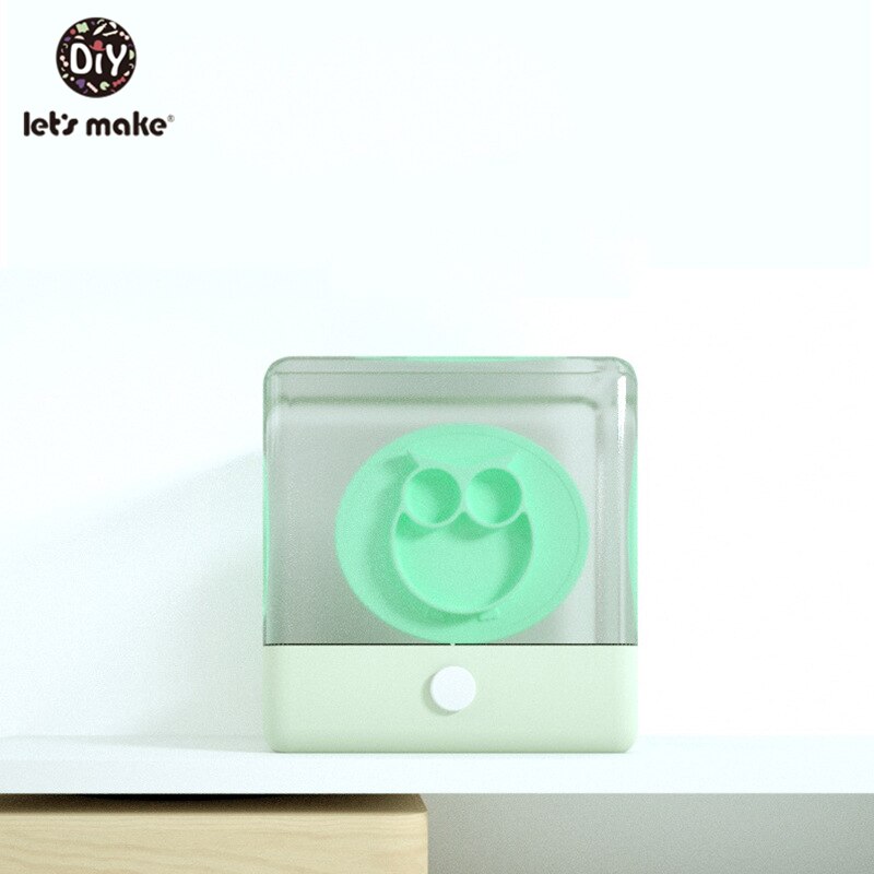 Uil baby siliconen dinerbord uil dinerbord kinderdinerbord antislip rooster aanvullend voedsel dinerbord voedselveilig