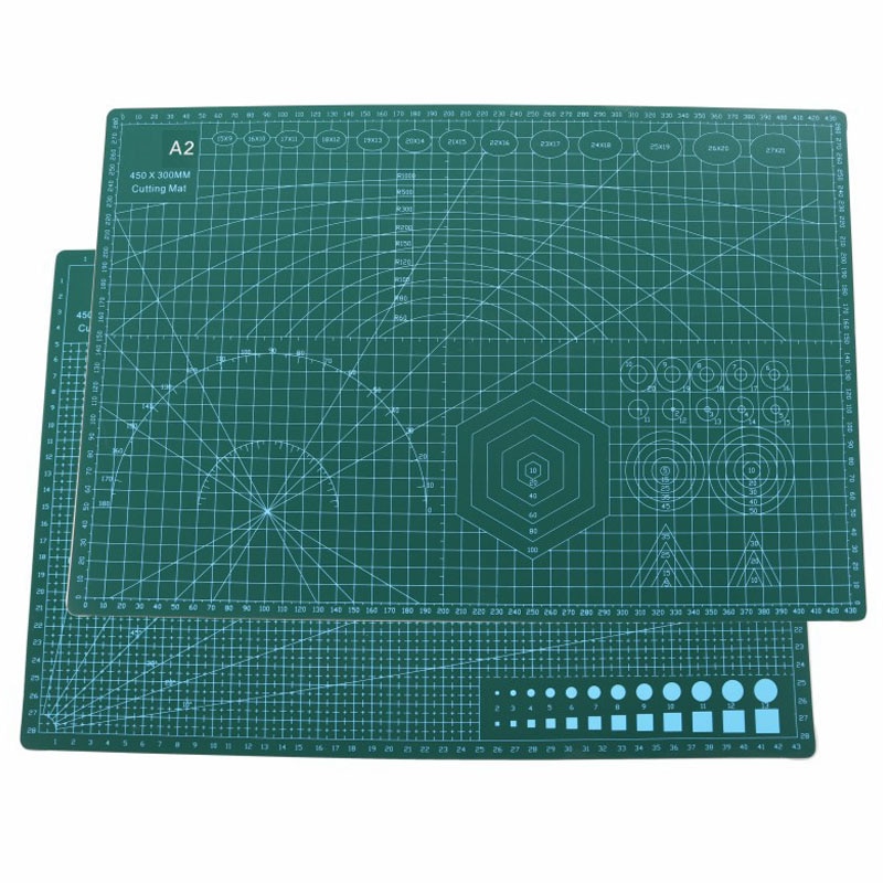3mm a2 pvc-leikkuumatto leikkuutyyny tilkkutäkki kaksoispainettu itsestään paraneva leikkausmatto askartelu tikkaus scrapbooking-lauta 45 x 60cm
