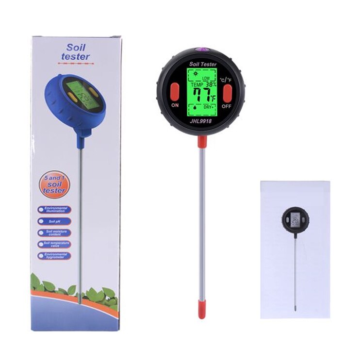 Potted Pot PH Meter For Soil Moisture Acidity Tester Hydroponic Agriculture Sunlight Intensity Temperature Lawn Farm Plant Tool: Default Title