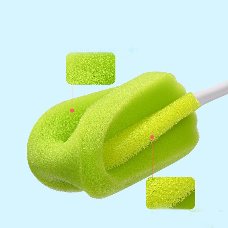 1pcs Baby Bottle Brush Nipple Brush 360-degree Rotating Head Cleaning Sponge Cup Brush Newborn Bottle Brush Baby Accessories