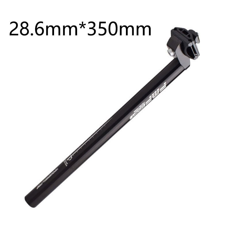 Tija de sillín para bicicleta de montaña, poste de asiento de aleación de aluminio, duradero, grueso, de 25,4/27,2/28,6/30,4/30,9/31,6x350/450mm: 28.6x350mm