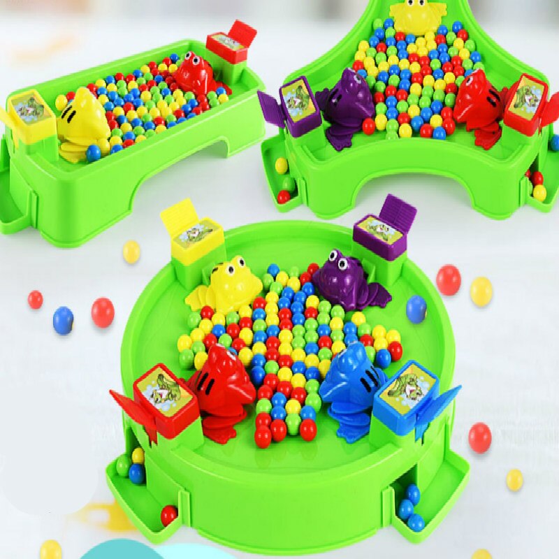 Karmienie małej żaby perłowej jedzenie fasoli gra w gry mózgowe gry dla rodziców gry dla dzieci zabawki dla dzieci o fajna zabawka