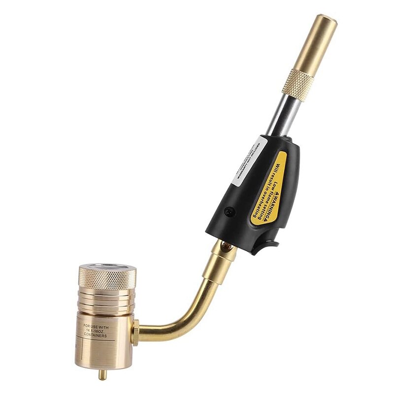 Turbo Torch Tips Gas Self Ignition Turbo Torch Regulator Brazing Soldering Welding Plumbing Tool Home Accessory: Default Title