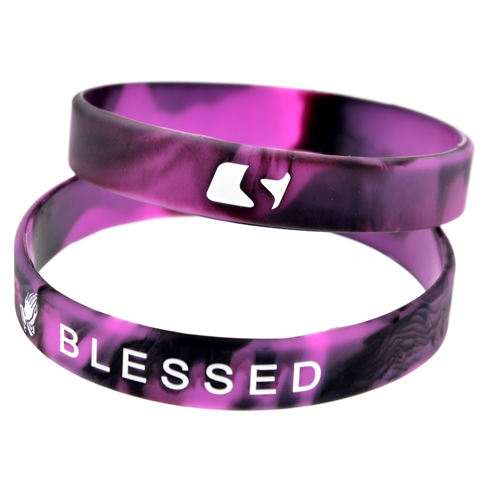 OBH – Bracelet en Silicone béni pour d'amitié, couleur tourbillon, 1 pièce