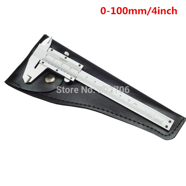 0-70mm Vernier Caliper 70mm 100mm 150mm Pocket Vernier Caliper Mini Gem Caliper micrometer Thickness Measure Tool: 100mm