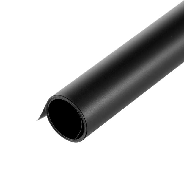 68*130cm jednokolorowe matowe matowe pcv tło płyta fotografia tło materiałowe wodoodporne przeciwzmarszczkowe: Black