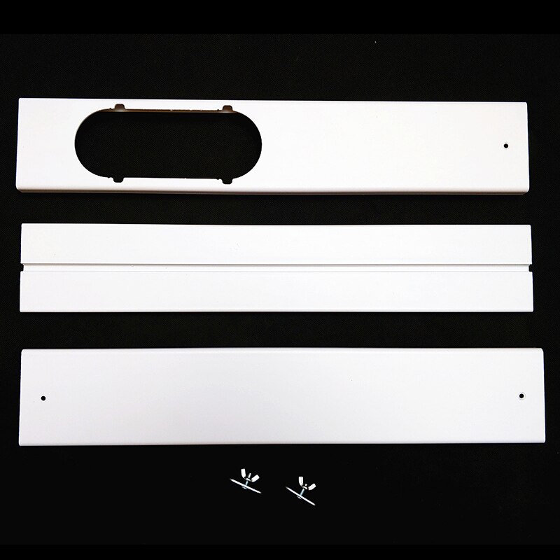 Adjustable Window Kit Plate Exhaust Hose Tube Connector for Portable Air Conditioner JW