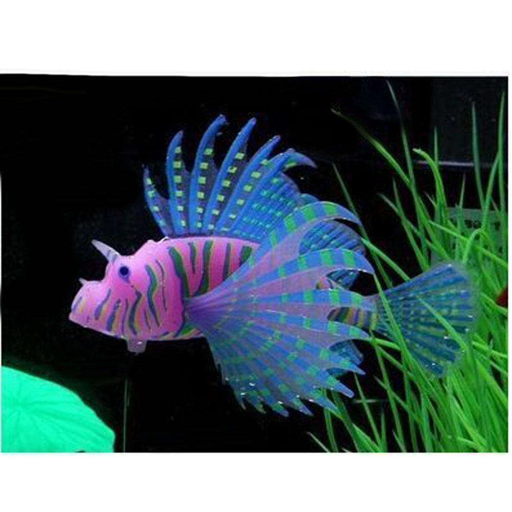 Lichtgevende Lionfish Stijl Siliconen Vis Speelgoed Drijvende Glow In Dark Accessoires Cadeau Voor Kinderen