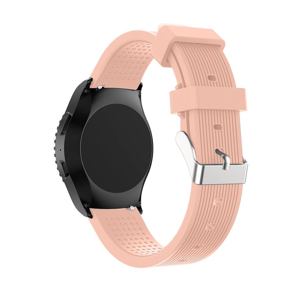 Soft Silicone watchband For Samsung Gear Sport 20mm Replacement Wristband Strap for Samsung Gear S2/S4 Classic smart Accessories: Light pink