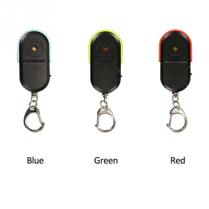 Mini kabellos Anti-Verloren Alarm LED Licht Dinge Tracker Finder Lokalisierer Keychain Pfeife Klang