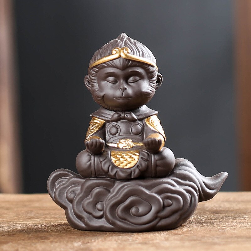 Lilla te ornamenter boutique dekoration stor salvie lig med himlen te tilbehør skrivebord sæt bao hexiao suspenderer te te kæledyr: Te pet 2