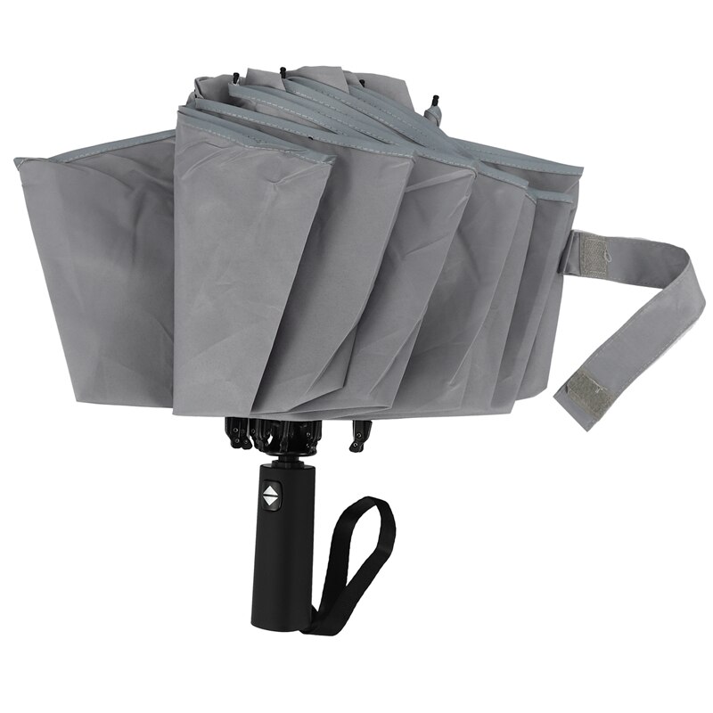 Paraguas automático plegable resistente al viento para hombre y mujer, paraguas grande a prueba de viento, a prueba de viento, 10K