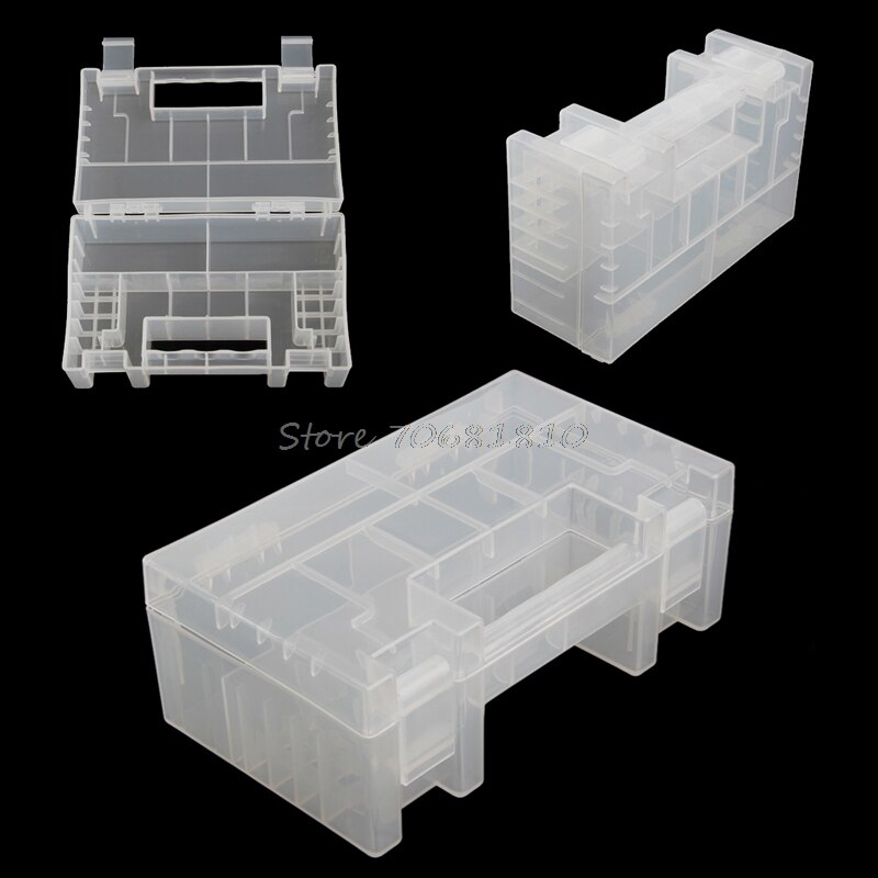 Plastic Battery Storage Box Case/Organizer/Holder/Container for AAA AA Battery