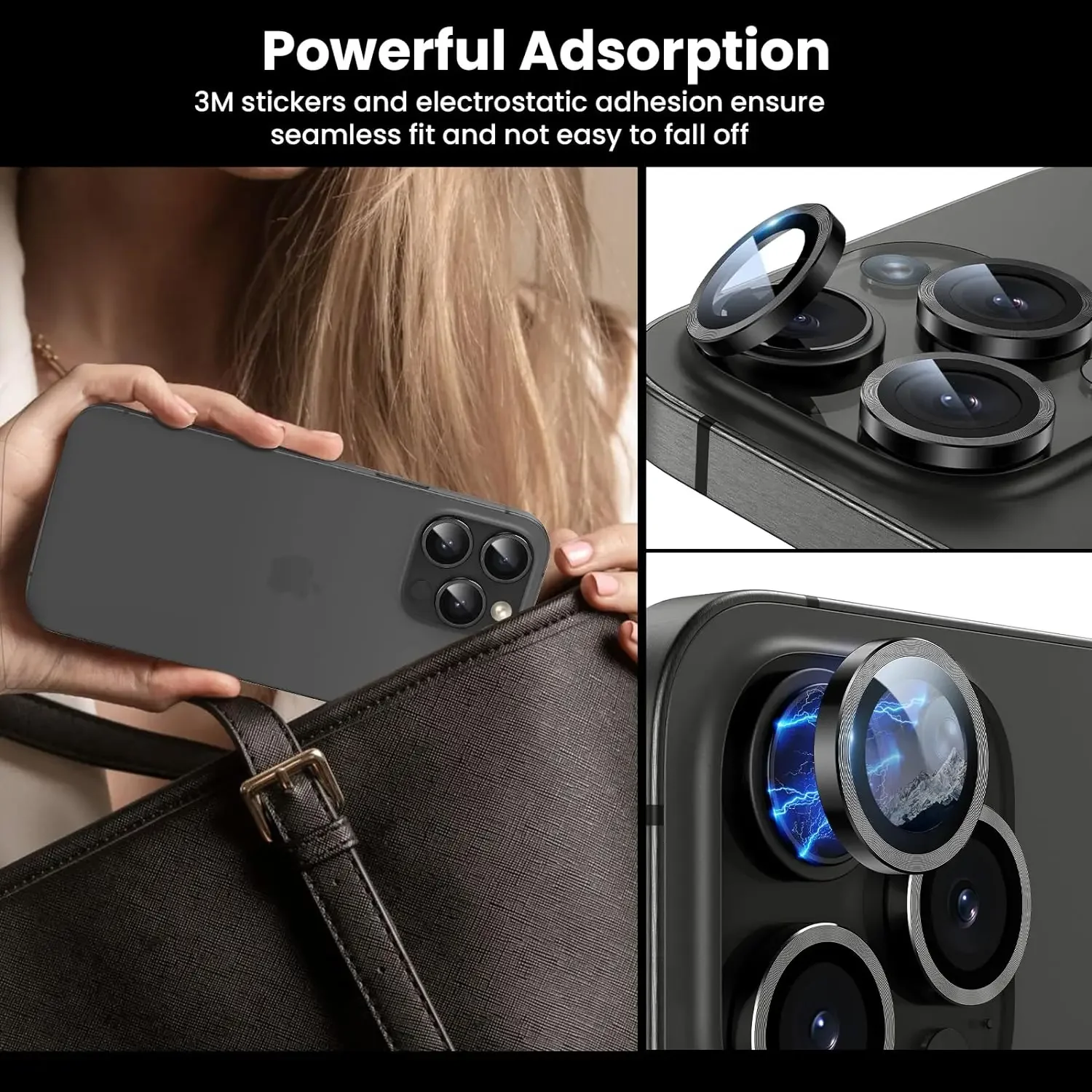 2-3Pcs Camera Lens Protector For IPhone 15 Pro Max 14 Plus 13 Mini 16 15Plus Tempered Glass Protection Cover Accessories