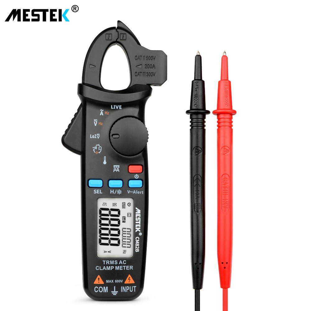 MESTEK CM82A/CM82B/CM82C auto clamp meter pince multimetre AC/DCpinza amperimetrica digital